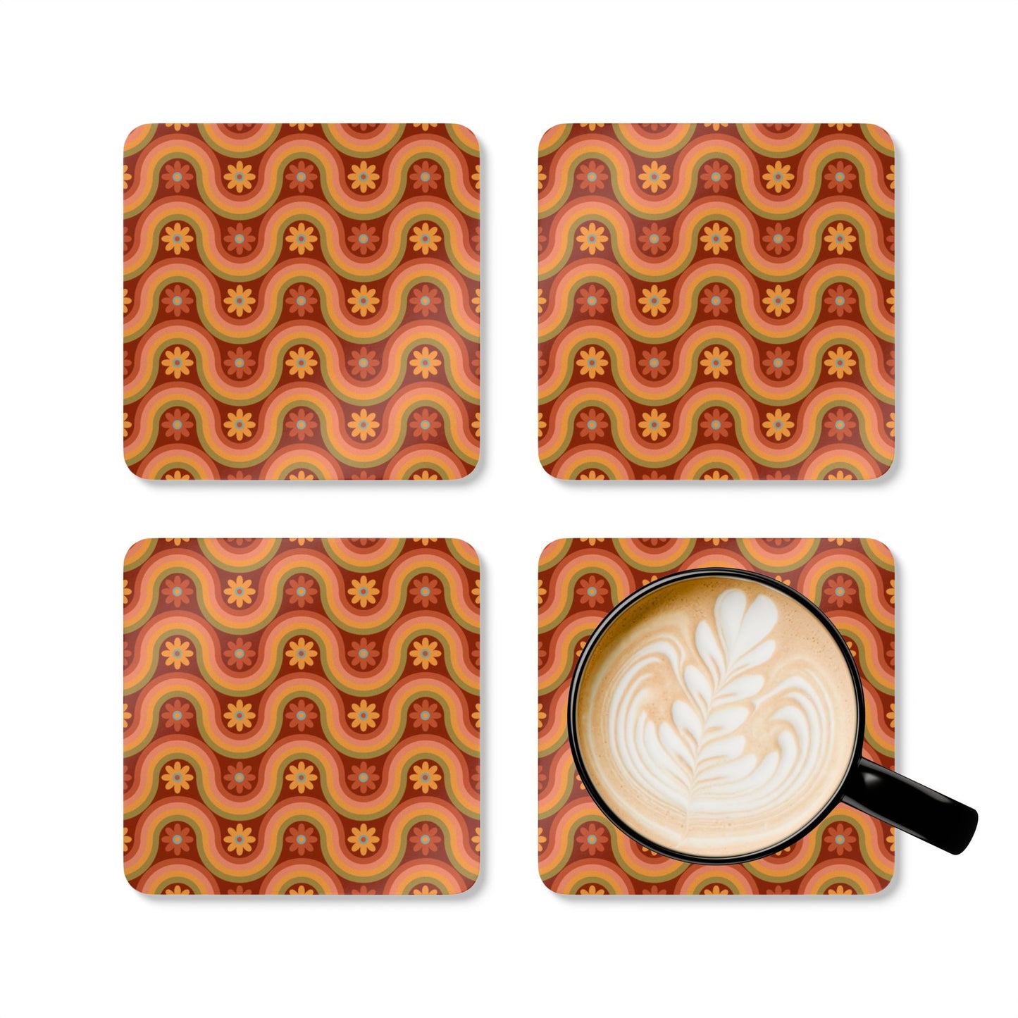 Corkwood Coaster Set