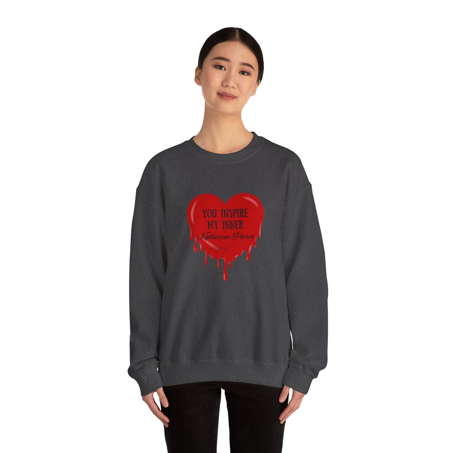 The Vampire Diaries Katherine Pierce Unisex Heavy Blend™ Crewneck Sweatshirt