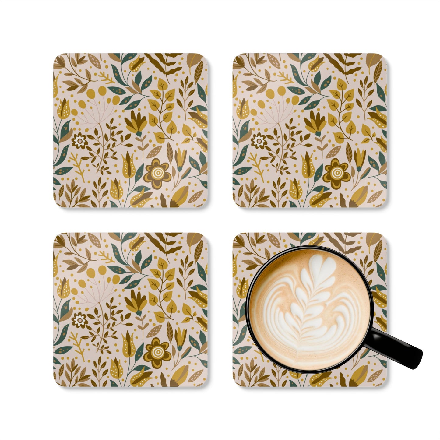 Corkwood Coaster Set