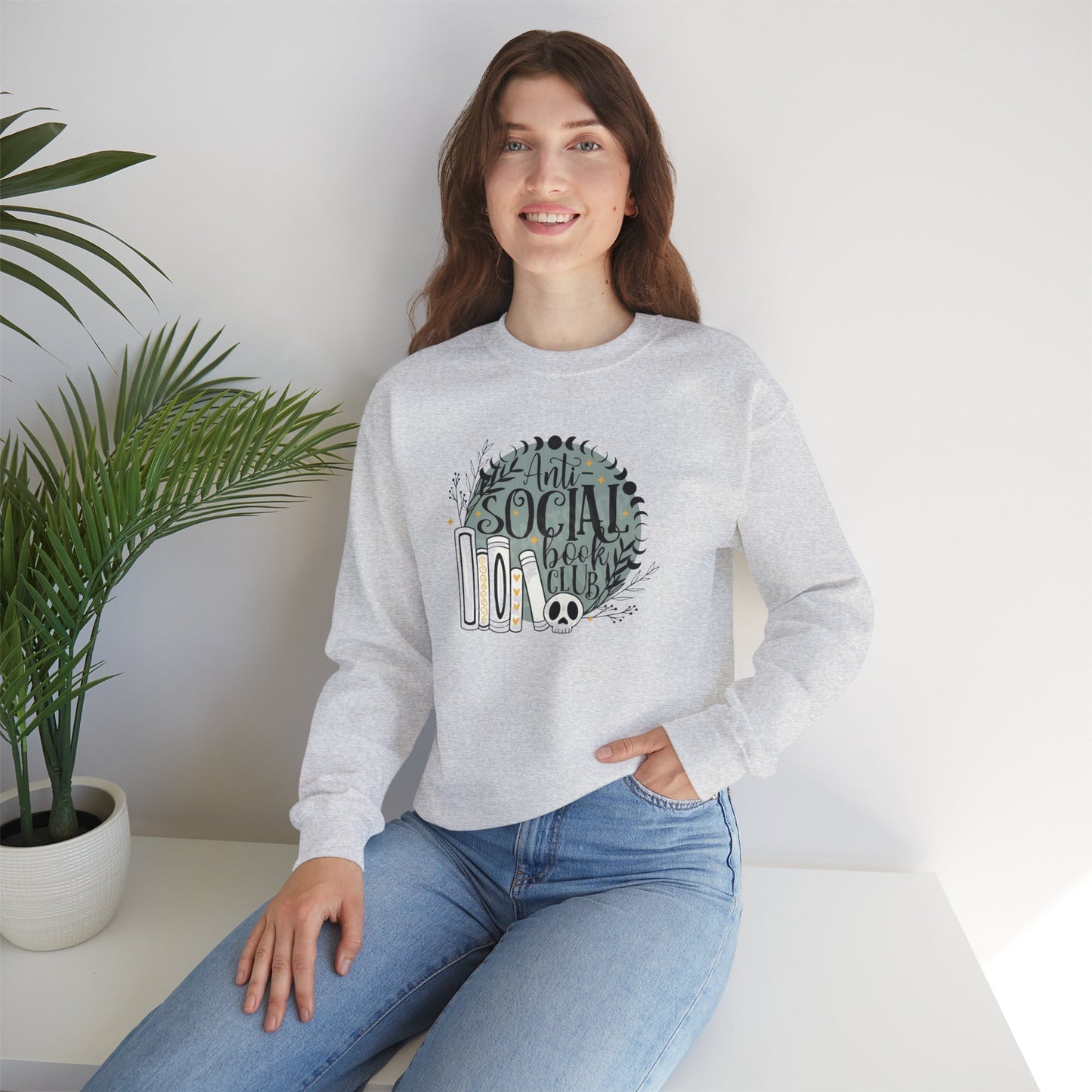 Anti-Social Book Club Heavy Blend™ Crewneck Sweatshirt