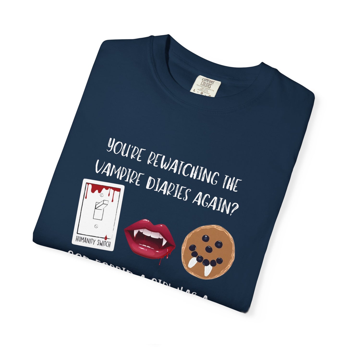 The Vampire Diaries inspired Garment-Dyed T-shirt