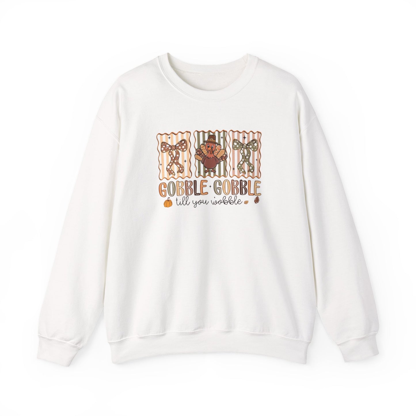 Gobble, Gobble Til You Wobble Heavy Blend™ Crewneck Sweatshirt