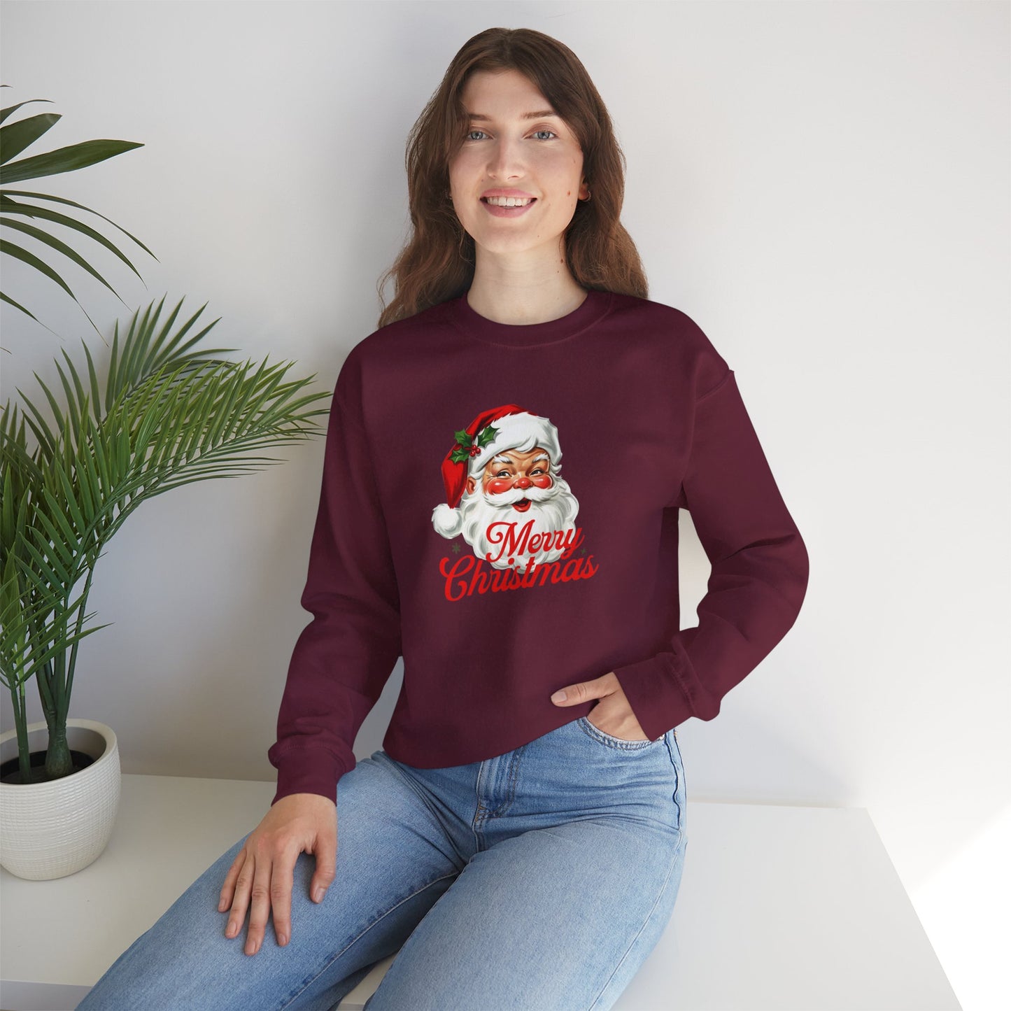 Merry Christmas Unisex Heavy Blend™ Crewneck Sweatshirt