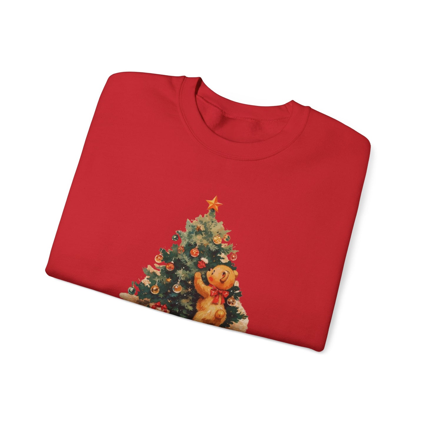 Vintage Christmas Heavy Blend™ Crewneck Sweatshirt