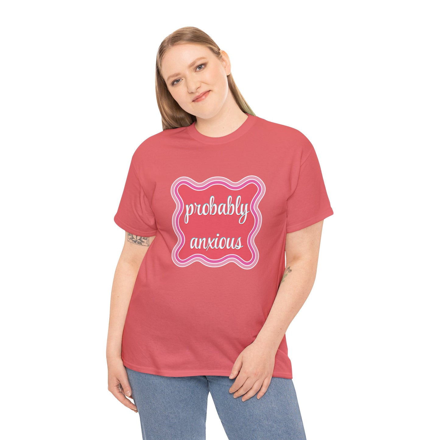 Probably Anxious Unisex Heavy Cotton Tee