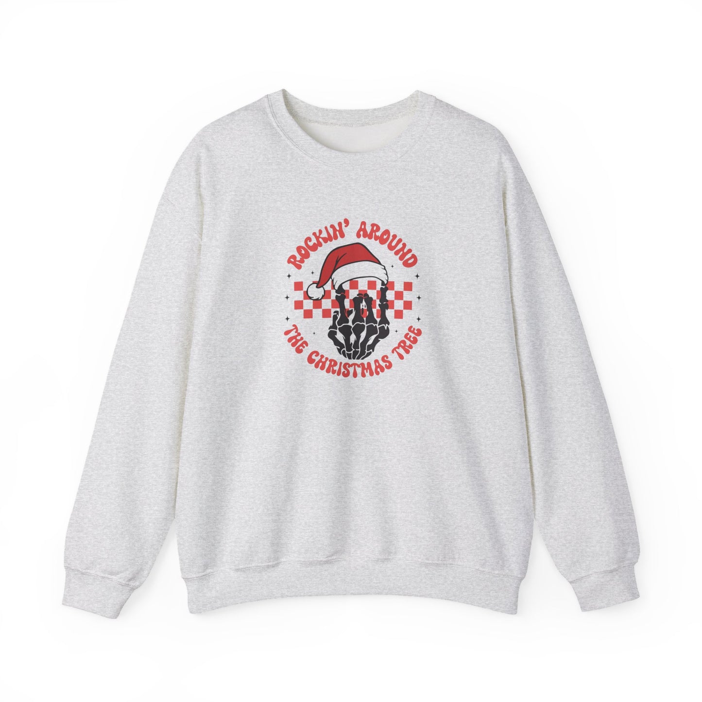 Rockin Around The Christmas Tree Unisex Heavy Blend™ Crewneck Sweatshirt