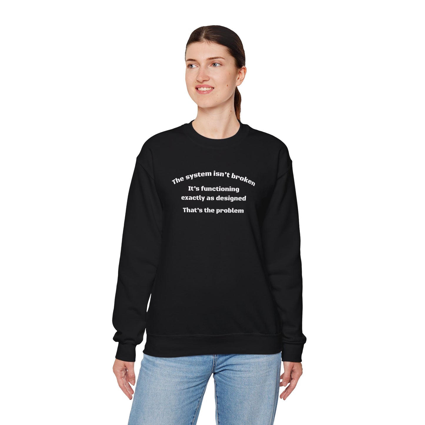 The System Unisex Heavy Blend™ Crewneck Sweatshirt
