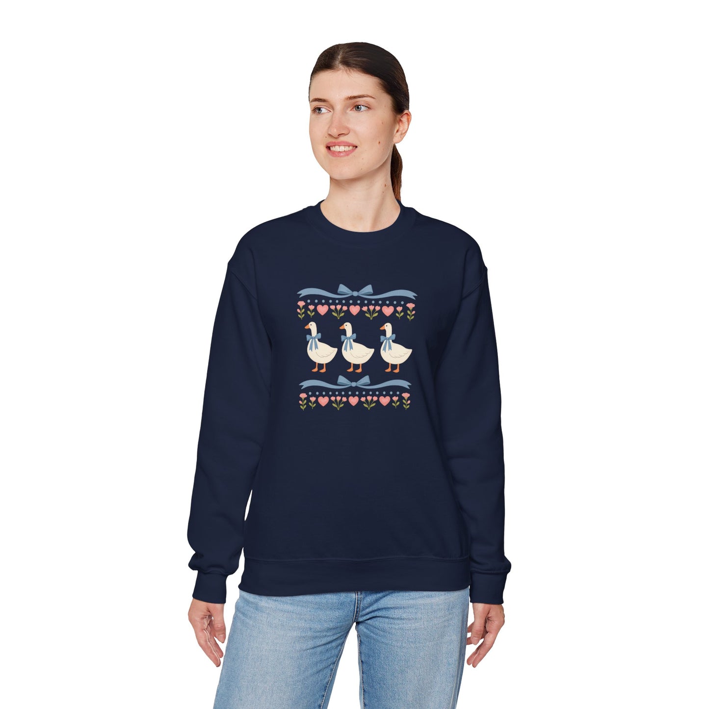 Vintage Geese Unisex Heavy Blend™ Crewneck Sweatshirt
