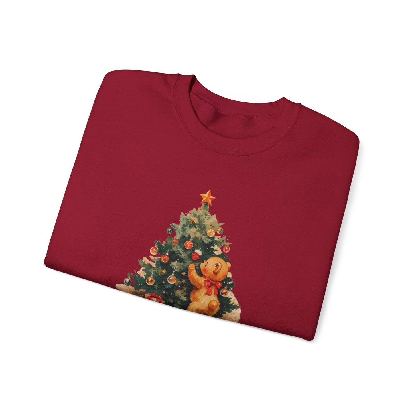 Vintage Christmas Heavy Blend™ Crewneck Sweatshirt