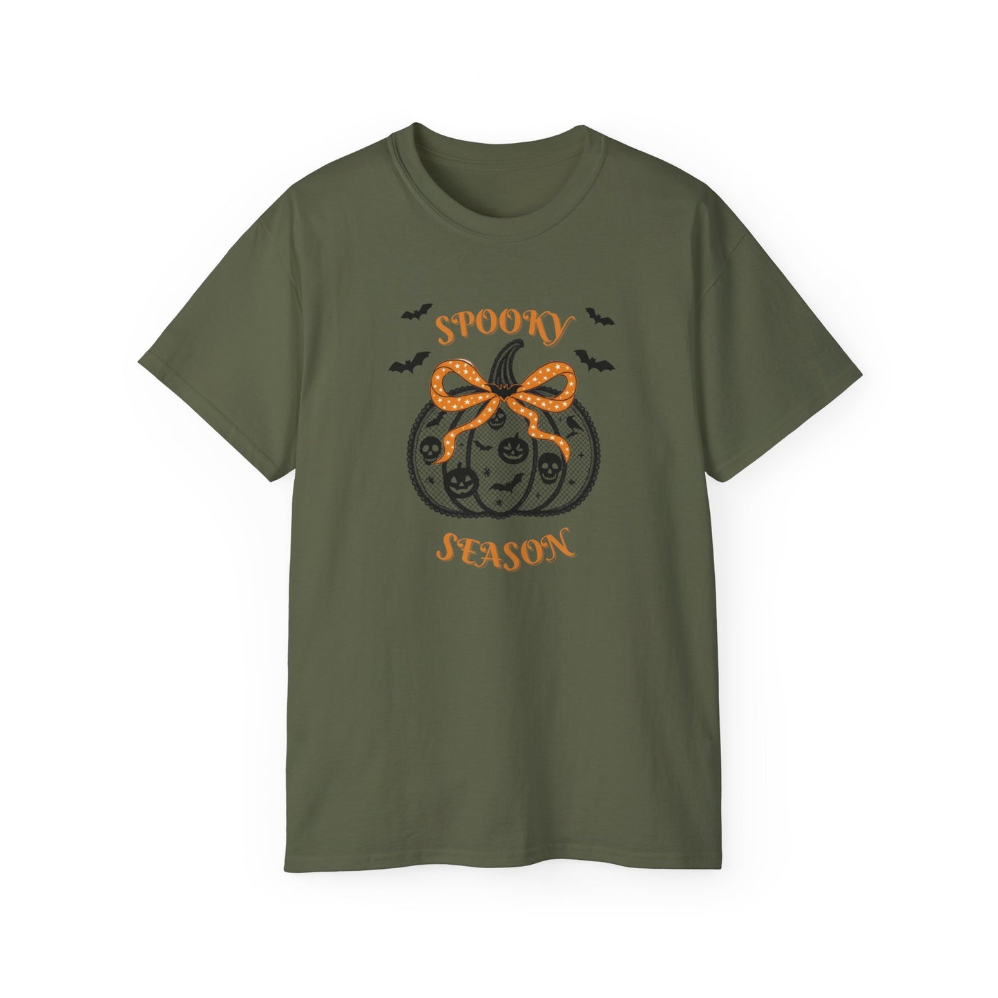 Spooky Season-Laced Pumpkin Unisex Ultra Cotton Tee