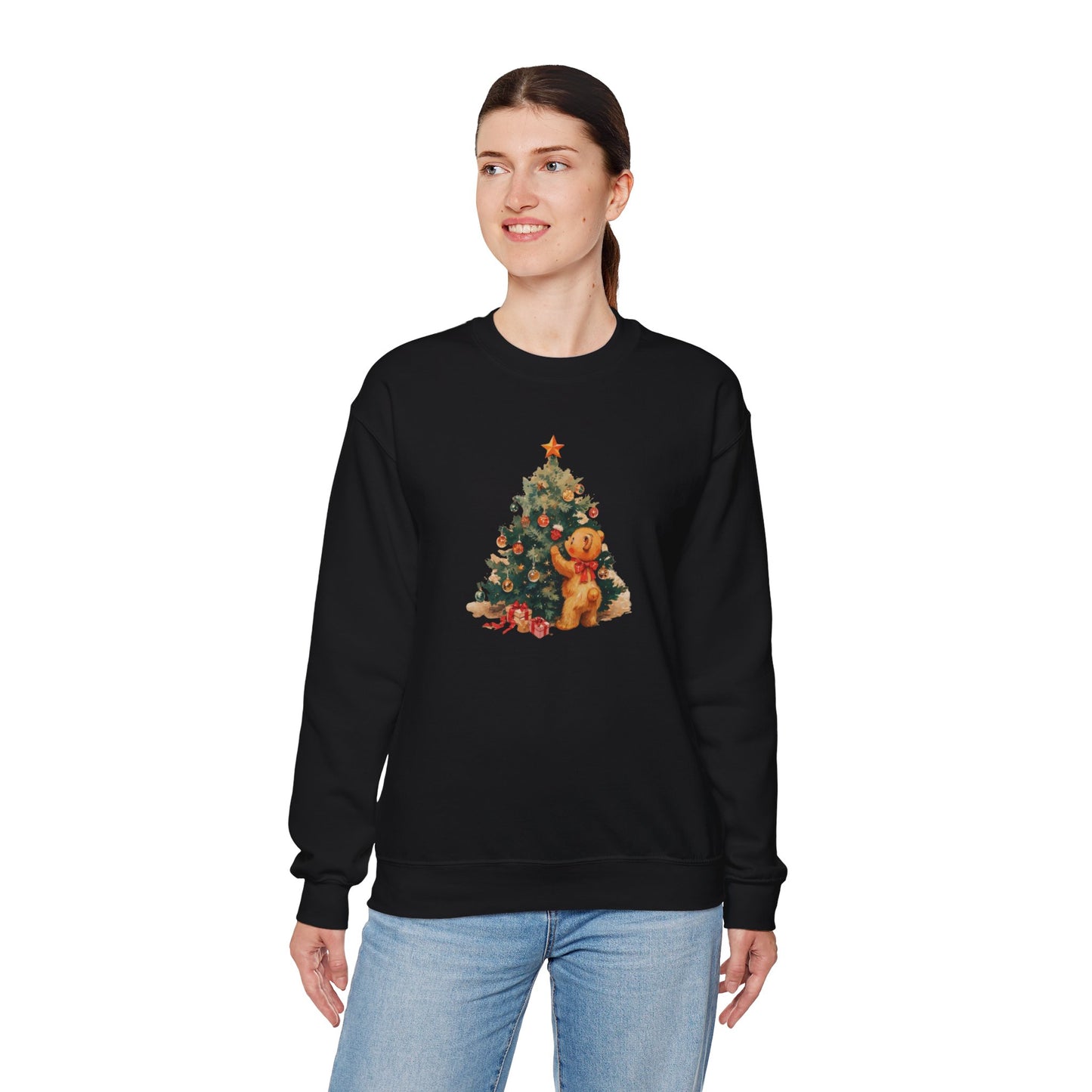 Vintage Christmas Heavy Blend™ Crewneck Sweatshirt