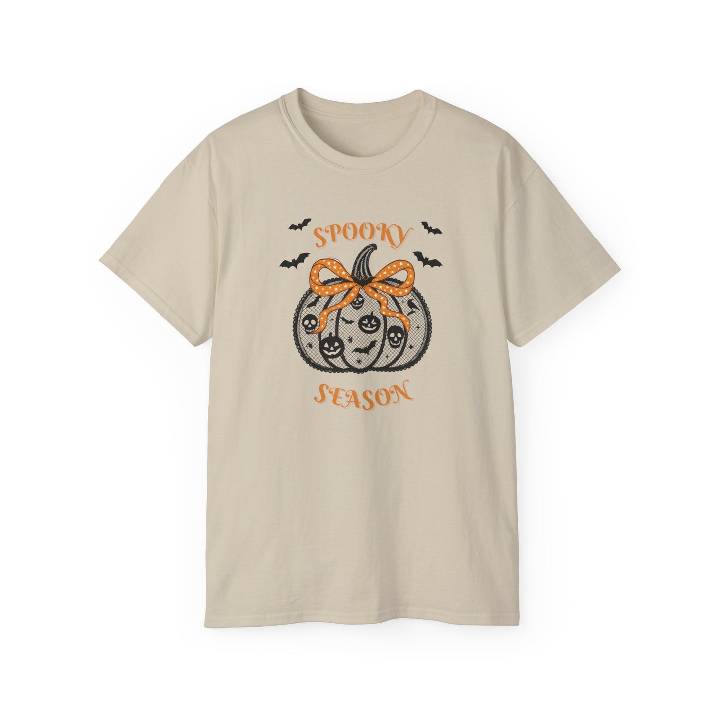 Spooky Season-Laced Pumpkin Unisex Ultra Cotton Tee