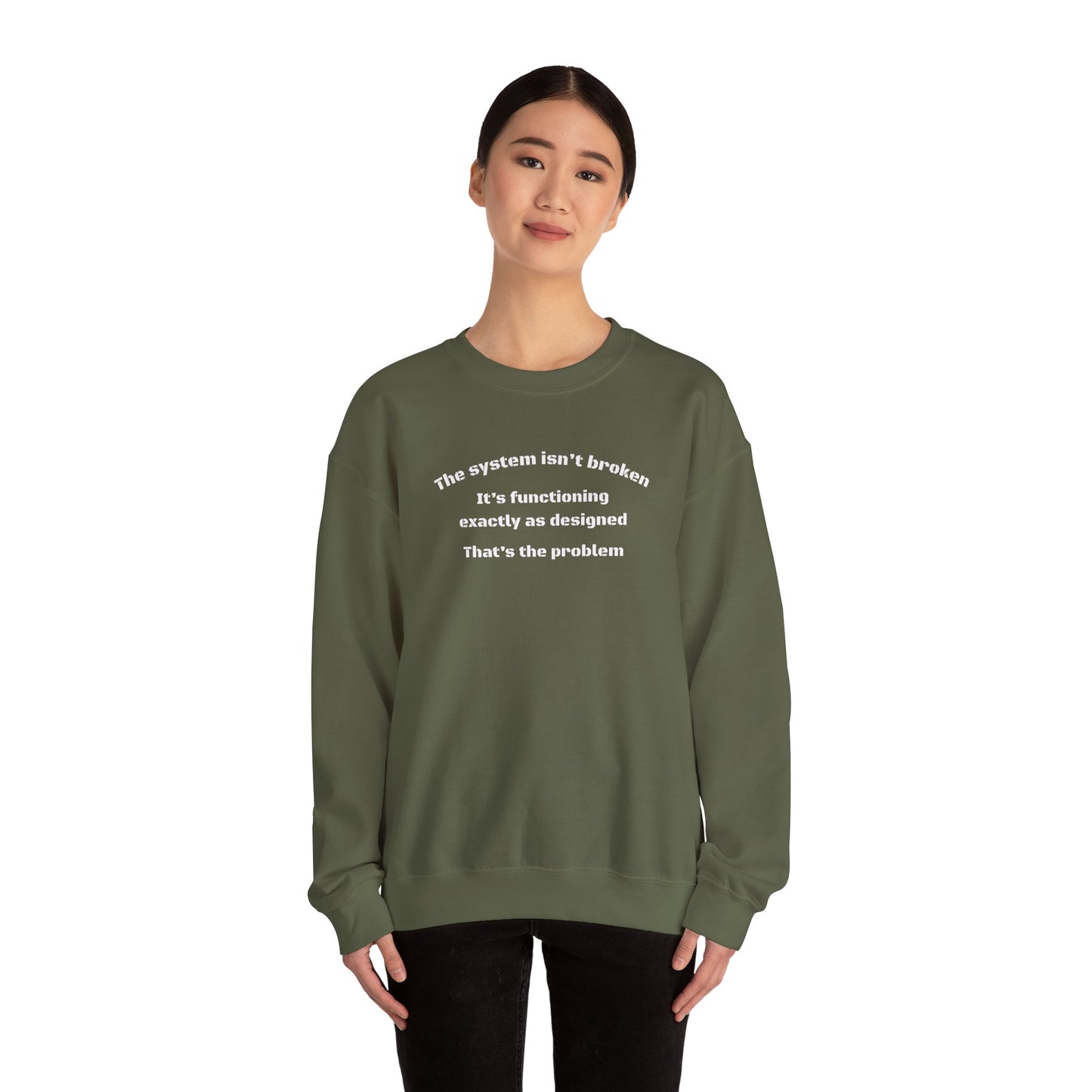 The System Unisex Heavy Blend™ Crewneck Sweatshirt