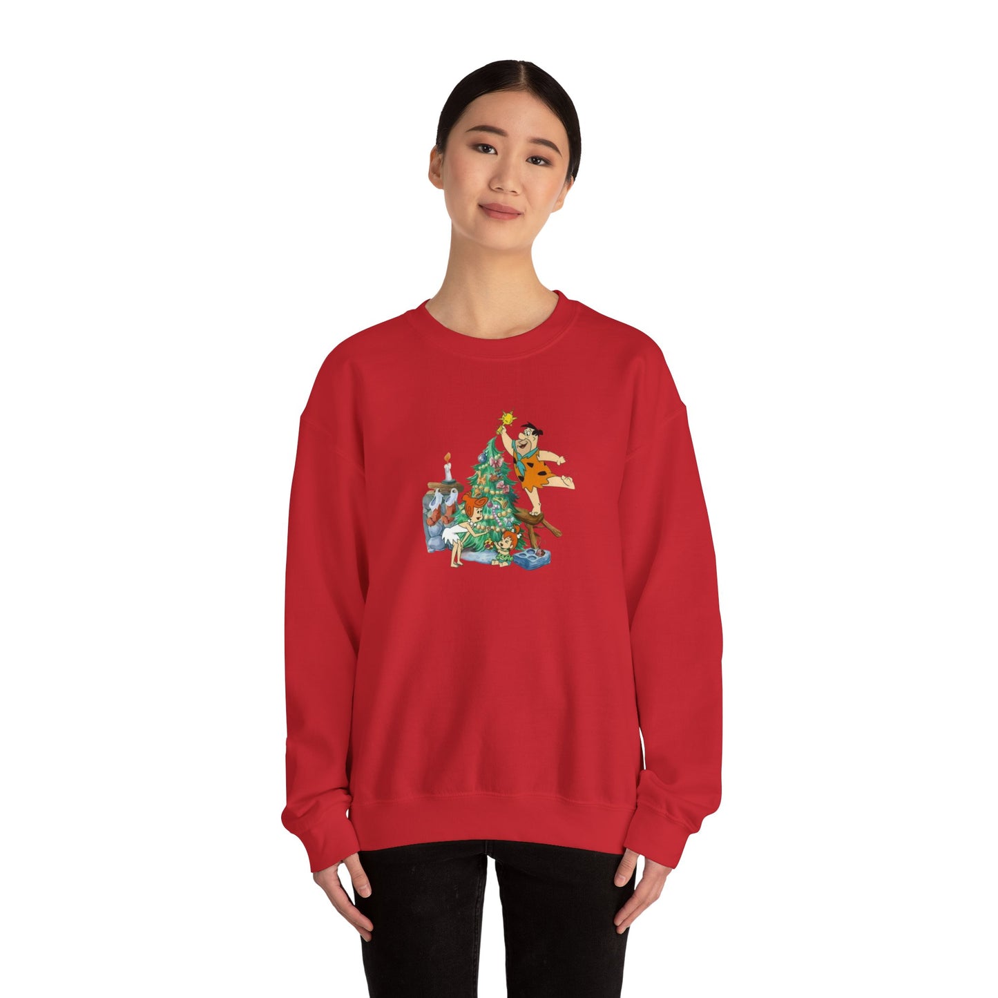 Flinstones Christmas Unisex Heavy Blend™ Crewneck Sweatshirt