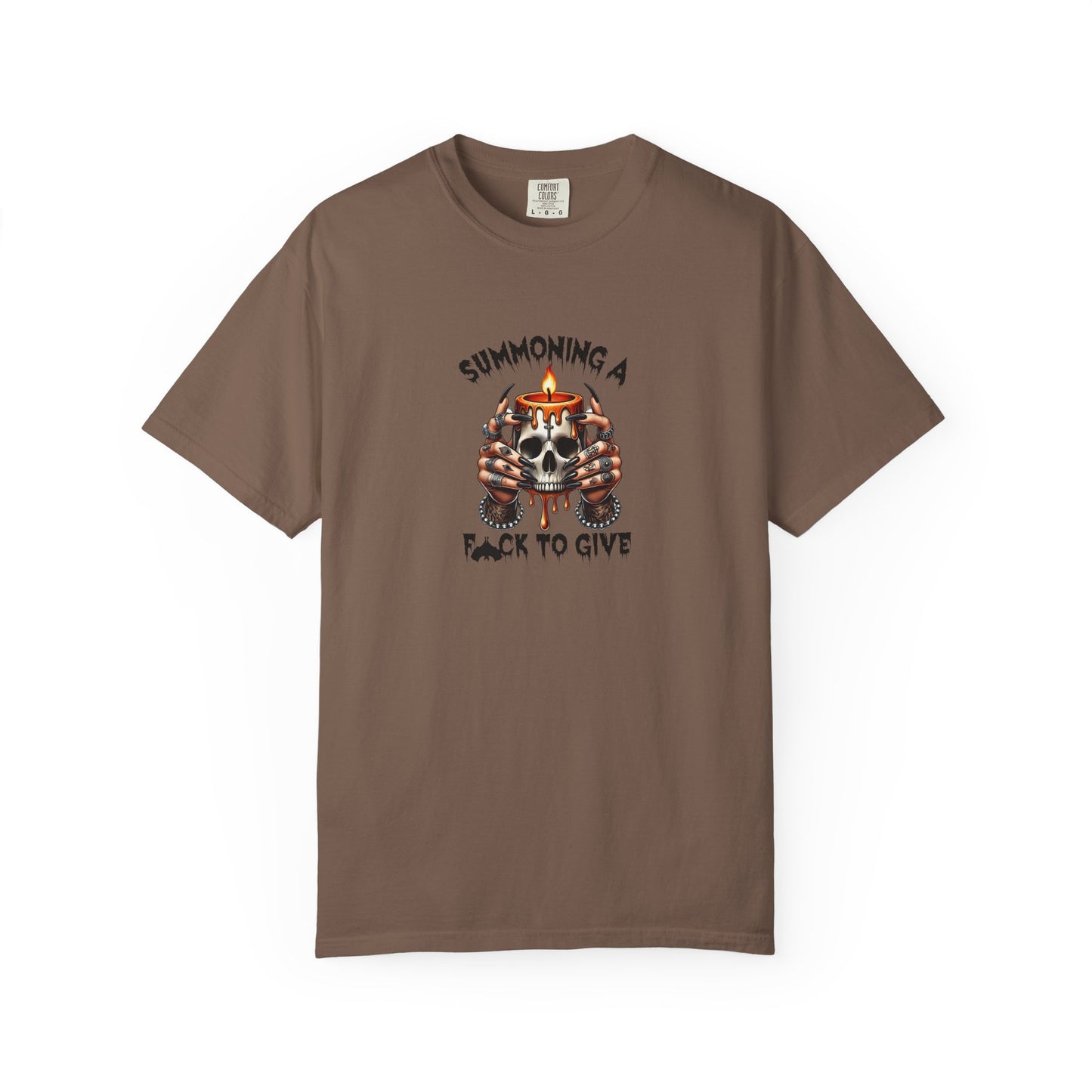 Summoning a F To Give Unisex Garment-Dyed T-shirt