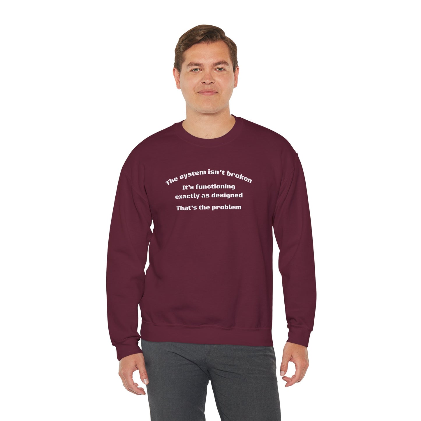 The System Unisex Heavy Blend™ Crewneck Sweatshirt