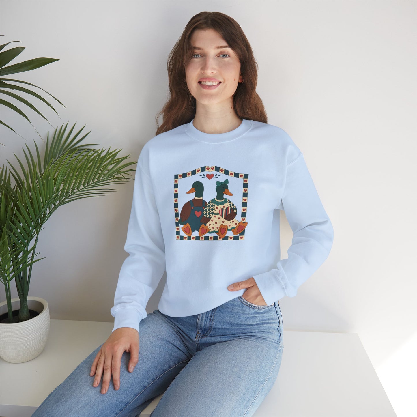Vintage Geese Unisex Heavy Blend™ Crewneck Sweatshirt
