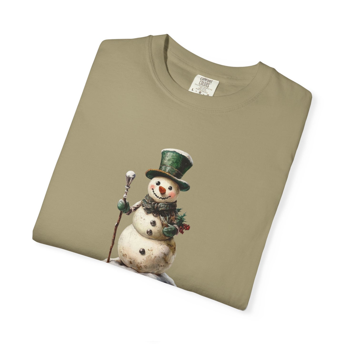 Snowman Unisex Garment-Dyed T-shirt