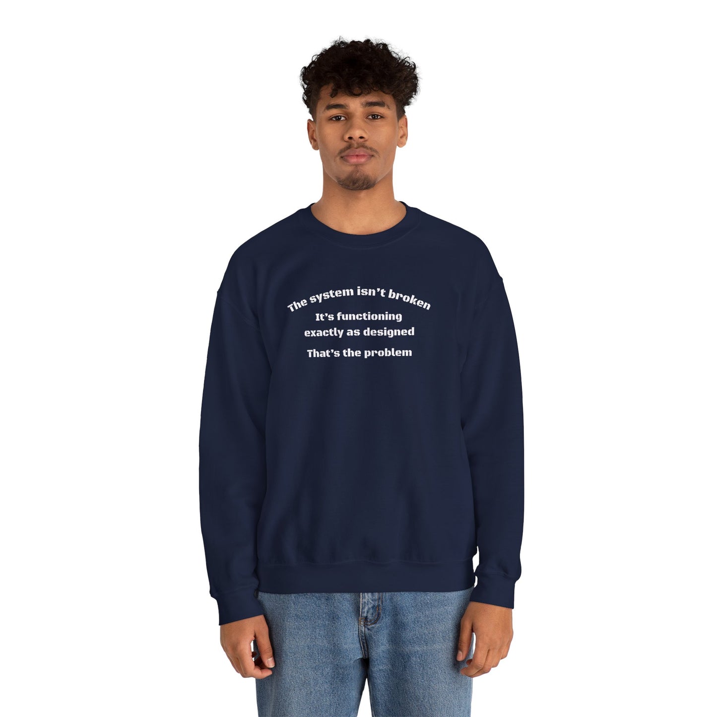 The System Unisex Heavy Blend™ Crewneck Sweatshirt