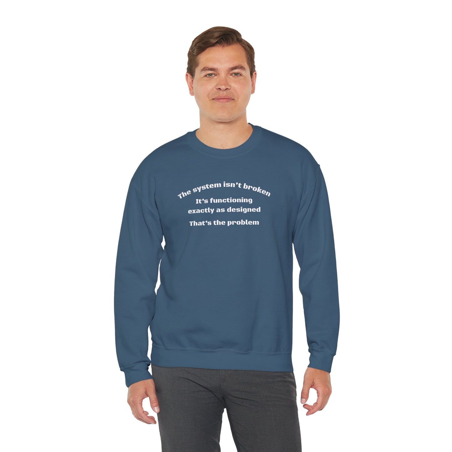 The System Unisex Heavy Blend™ Crewneck Sweatshirt