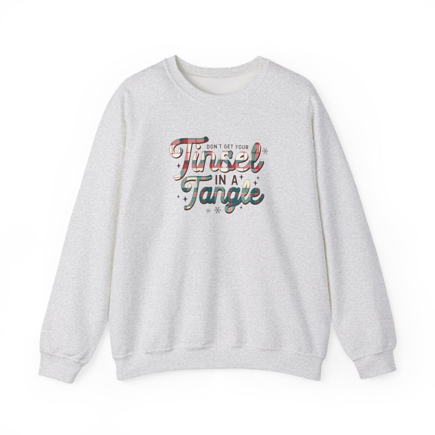 Don't Get Your Tinsel In A Tangle Heavy Blend™ Crewneck Sweatshirt