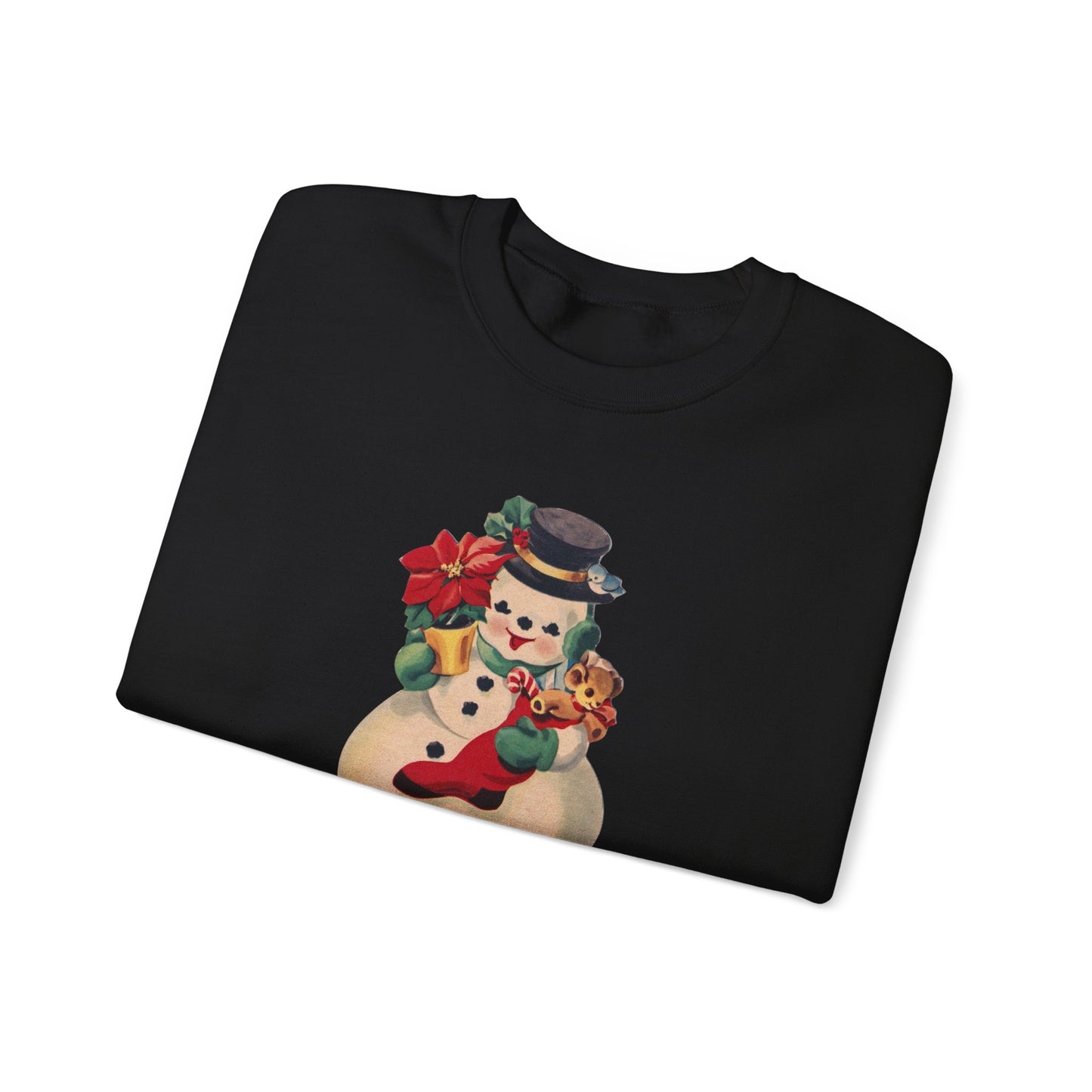 Vintage Snowman Unisex Heavy Blend™ Crewneck Sweatshirt
