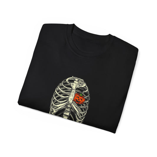 Pumpkin Rib Cage Unisex Ultra Cotton Tee