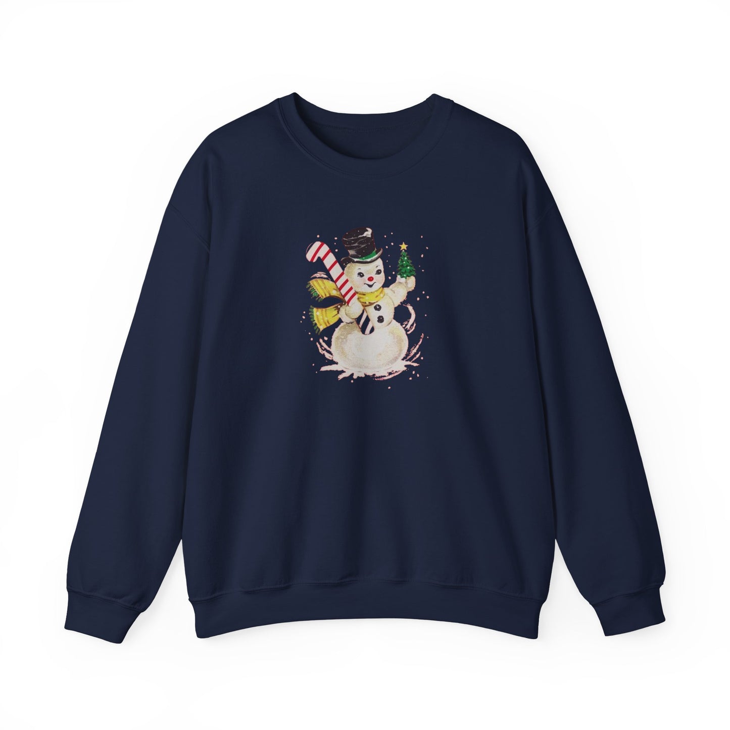 Vintage Snowman Unisex Heavy Blend™ Crewneck Sweatshirt