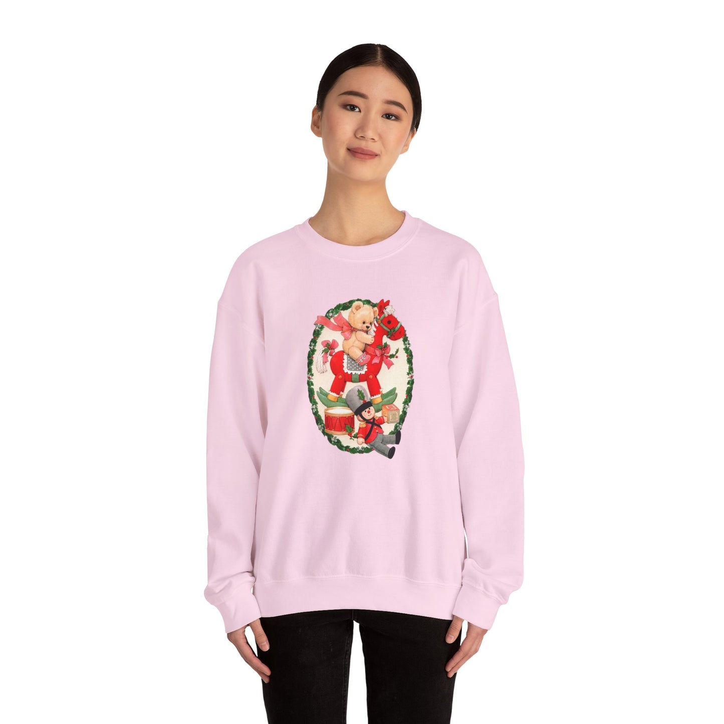 Vintage Christmas Toys Unisex Heavy Blend™ Crewneck Sweatshirt