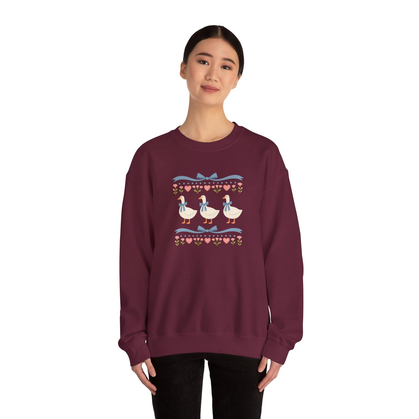 Vintage Geese Unisex Heavy Blend™ Crewneck Sweatshirt
