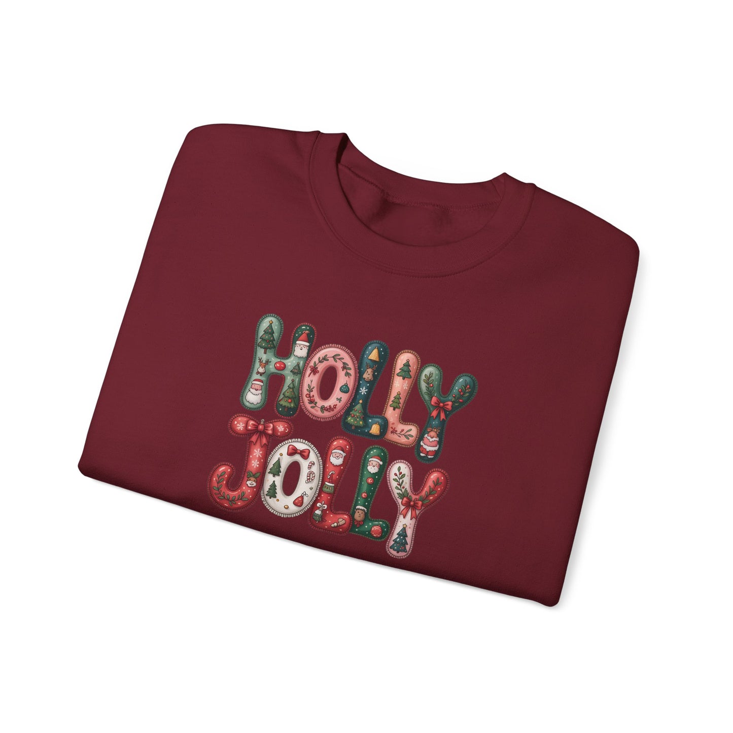 Holly Jolly Unisex Heavy Blend™ Crewneck Sweatshirt