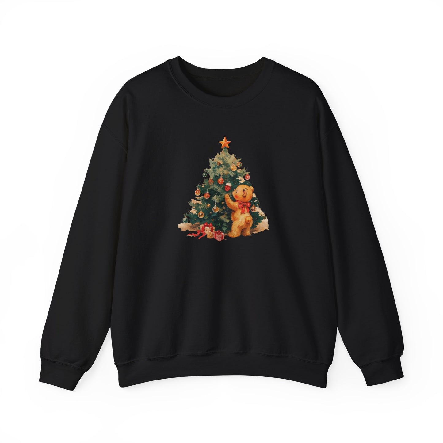 Vintage Christmas Heavy Blend™ Crewneck Sweatshirt