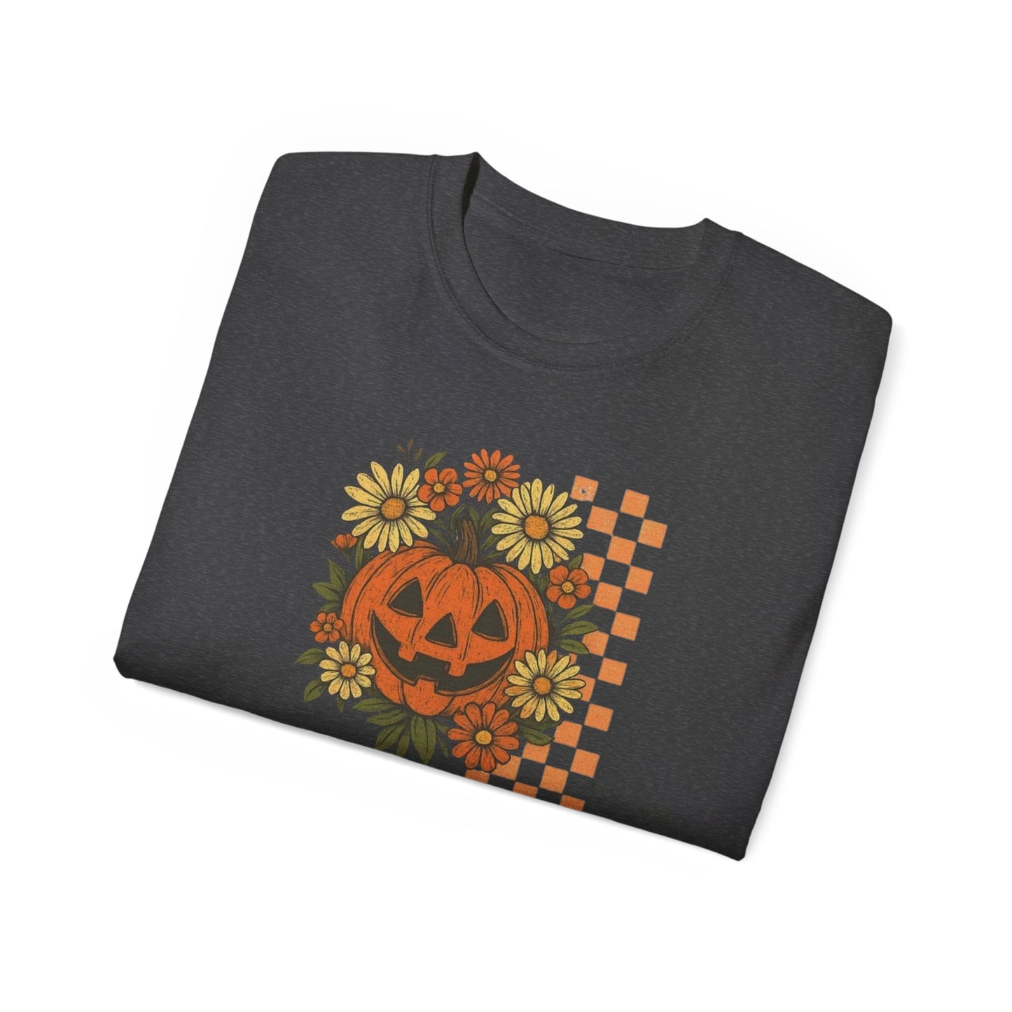 Checkered Jack O' Lantern Ultra Cotton Tee