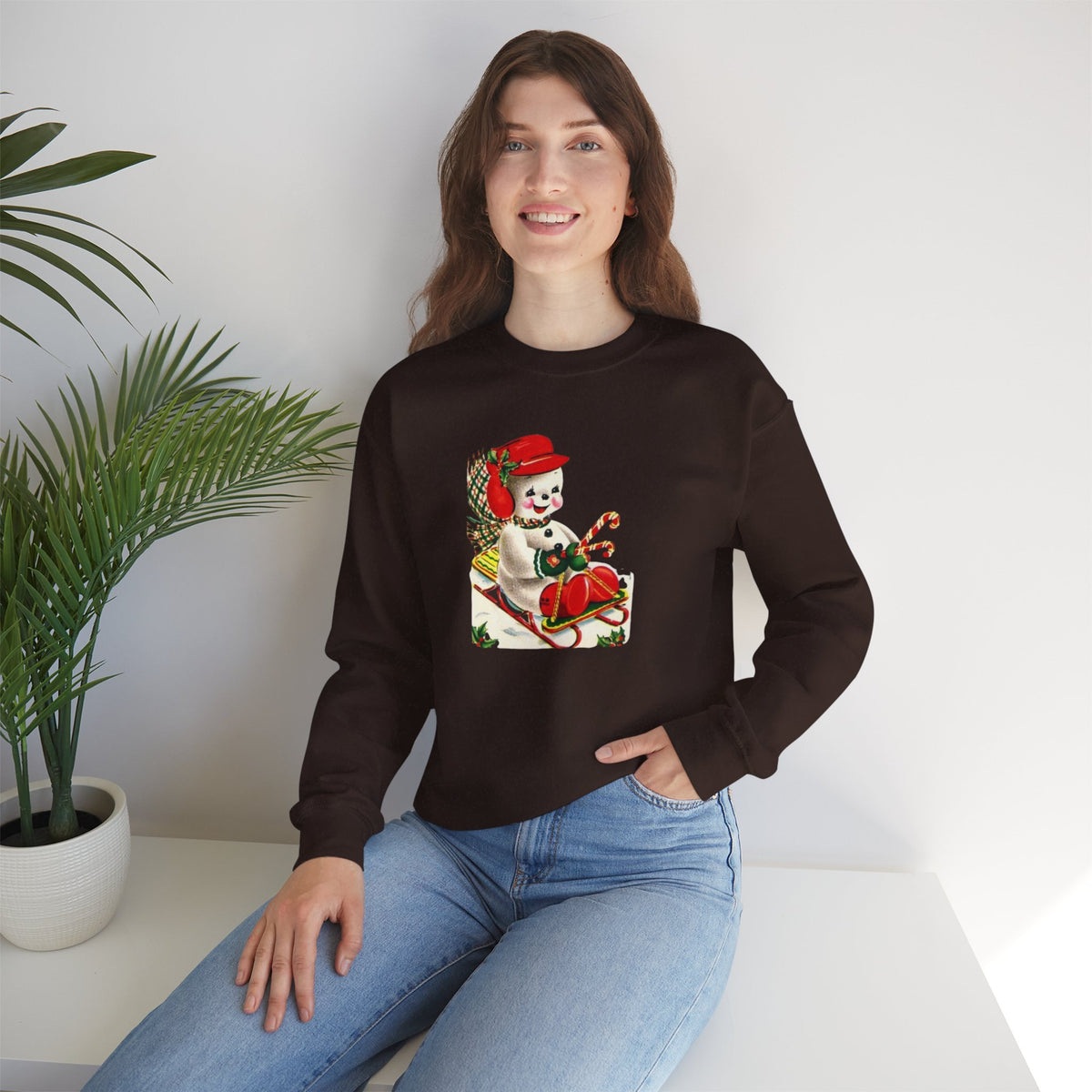 Vintage Christmas Unisex Heavy Blend™ Crewneck Sweatshirt