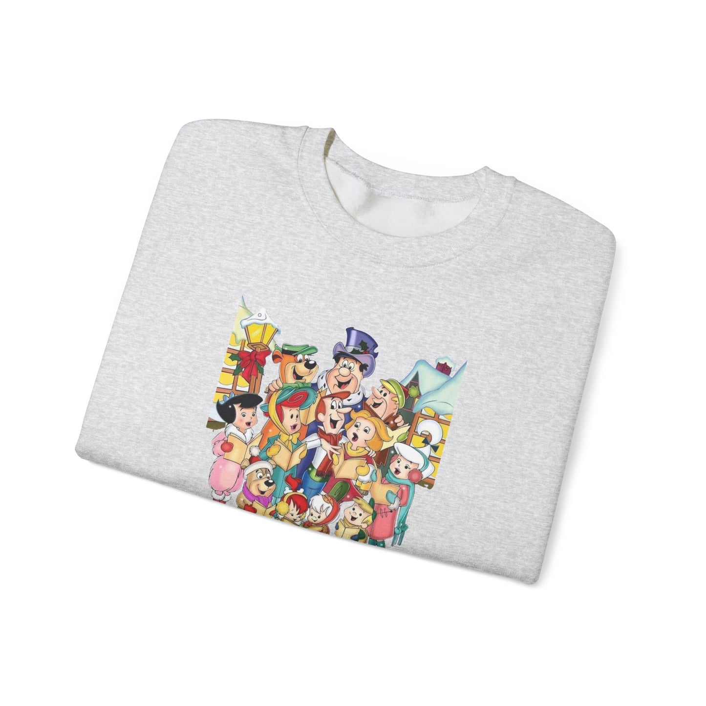 Vintage Cartoon Christmas Unisex Heavy Blend™ Crewneck Sweatshirt