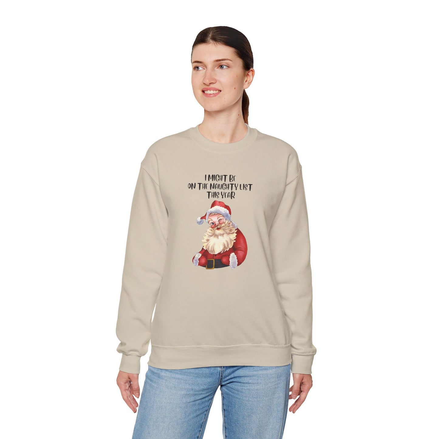 Naughty List This Year Unisex Heavy Blend™ Crewneck Sweatshirt
