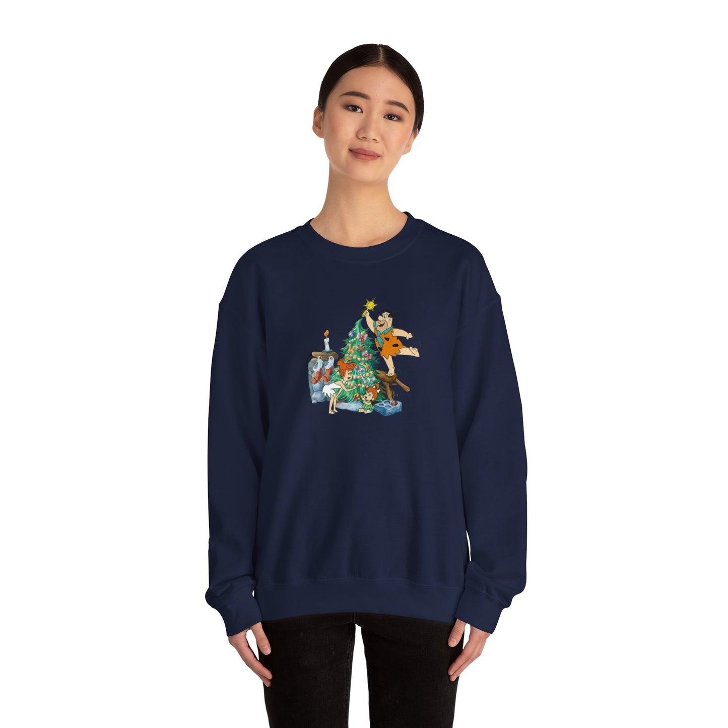 Flinstones Christmas Unisex Heavy Blend™ Crewneck Sweatshirt