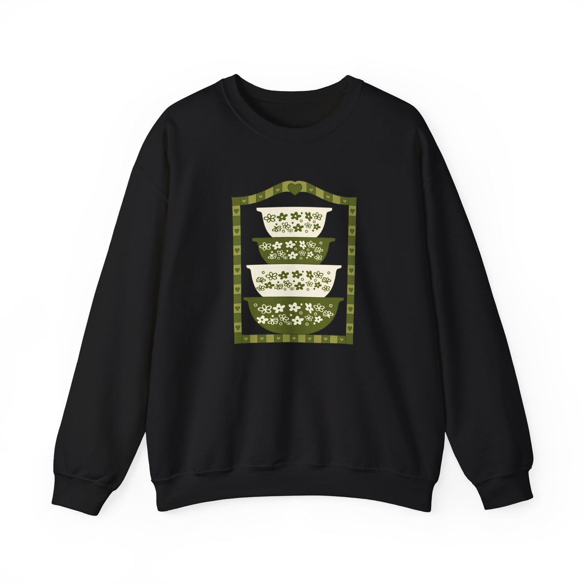 Vintage Dishware Unisex Heavy Blend™ Crewneck Sweatshirt
