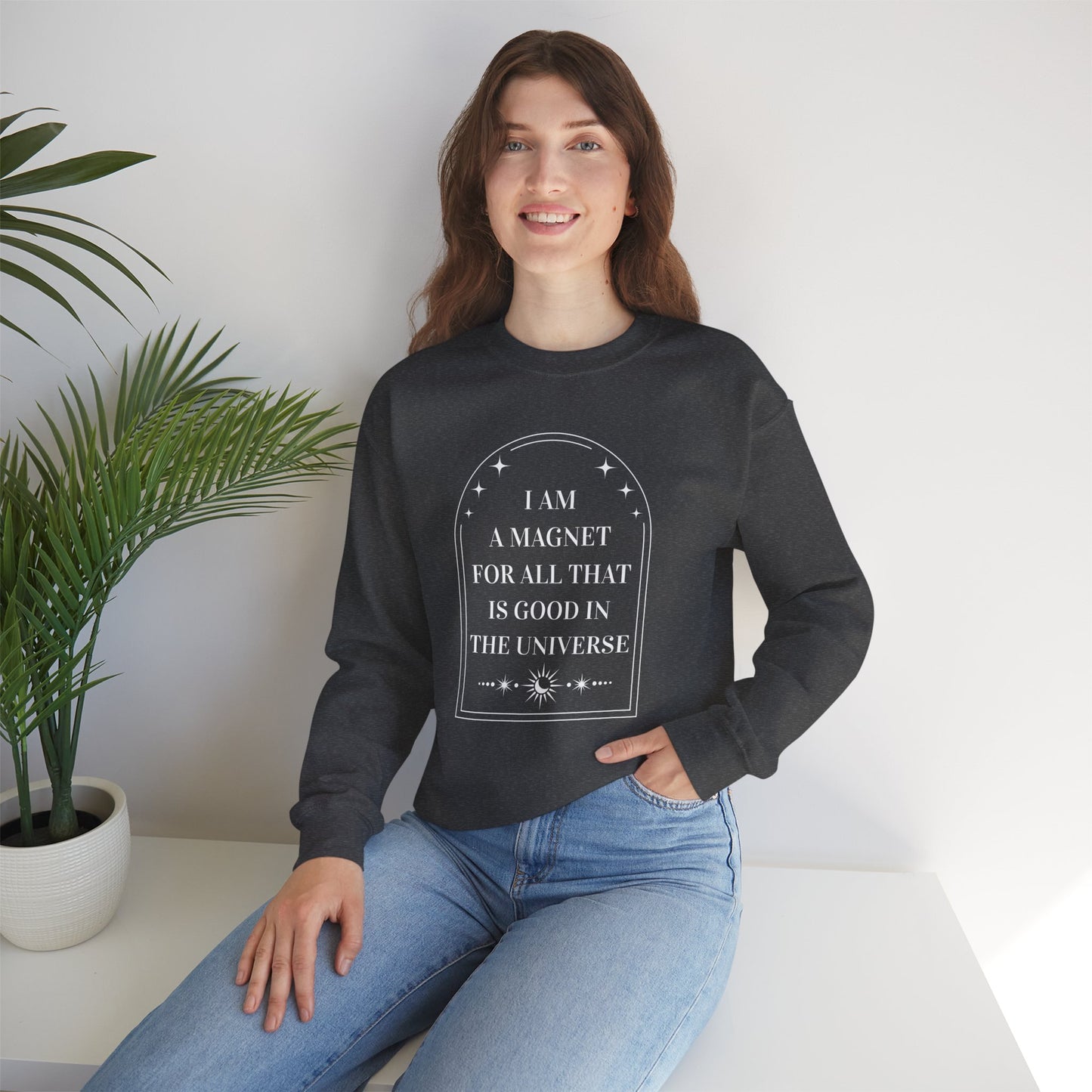 I Am A Magnet Heavy Blend™ Crewneck Sweatshirt