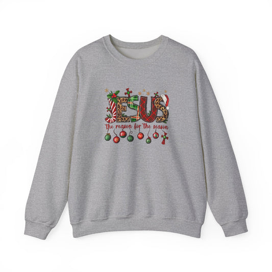 Jesus is the Reason for the Season Heavy Blend™ Crewneck Sweatshirt