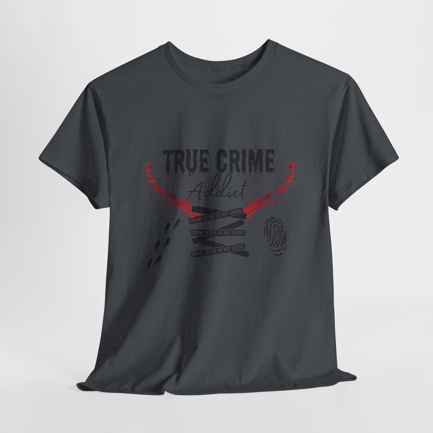 True Crime Addict Unisex Heavy Cotton Tee