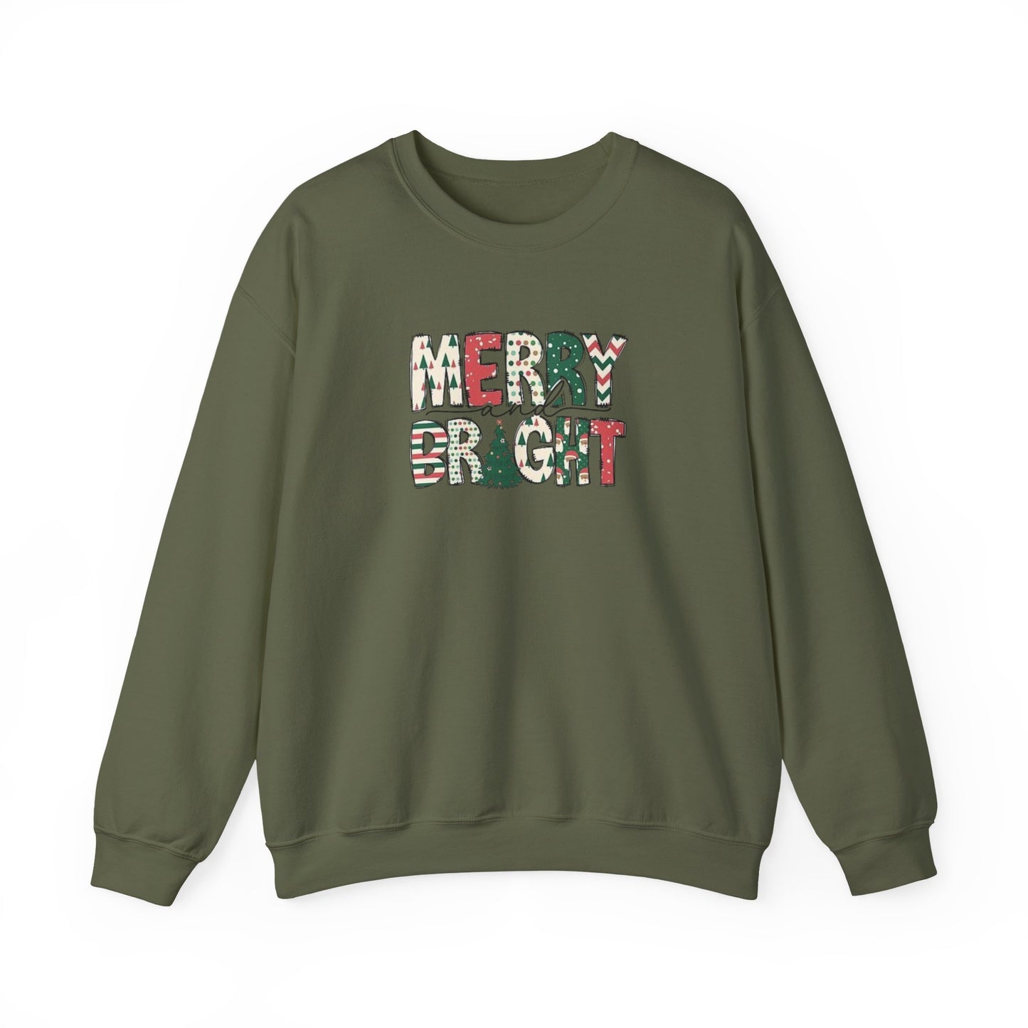 Merry & Bright Unisex Heavy Blend™ Crewneck Sweatshirt