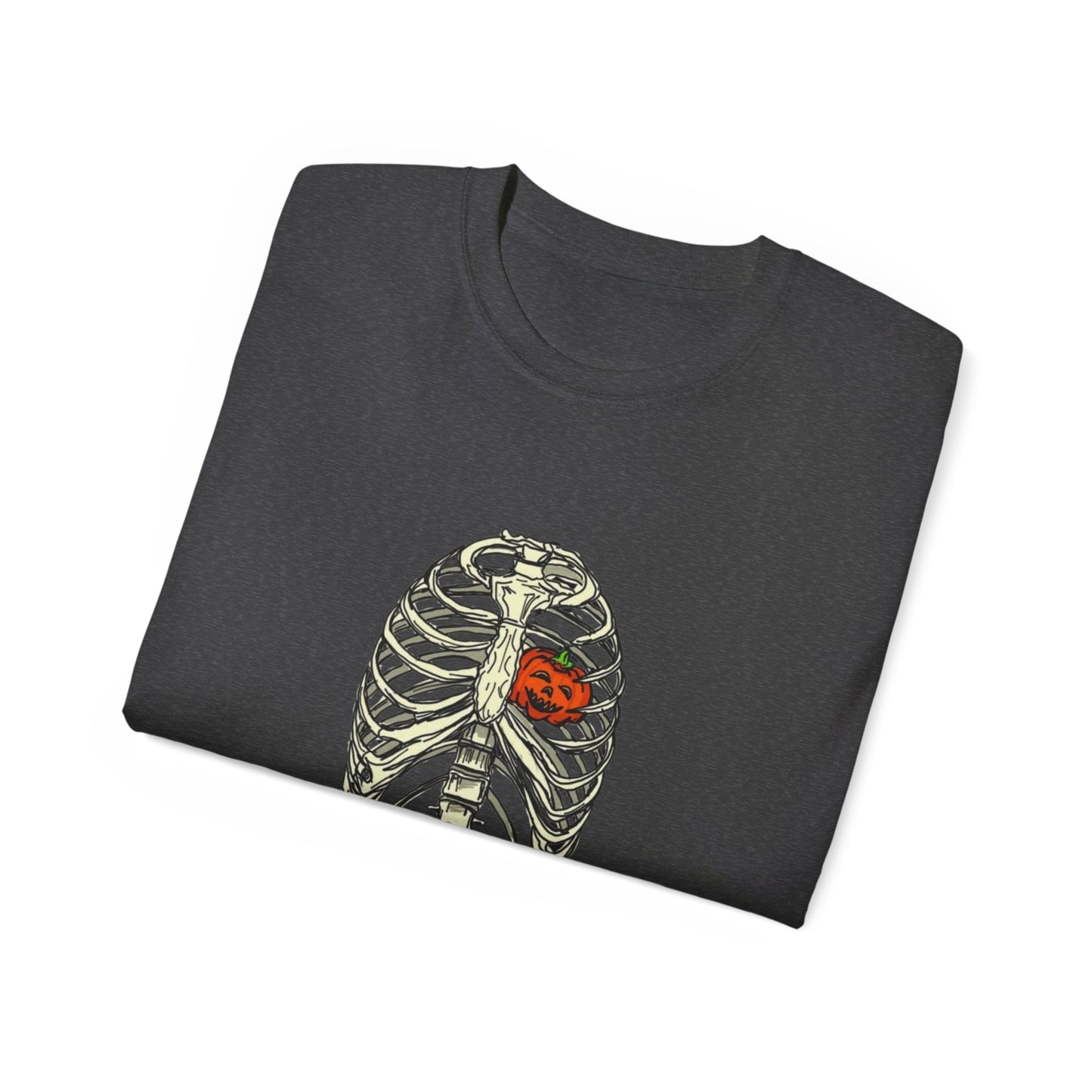 Pumpkin Rib Cage Unisex Ultra Cotton Tee