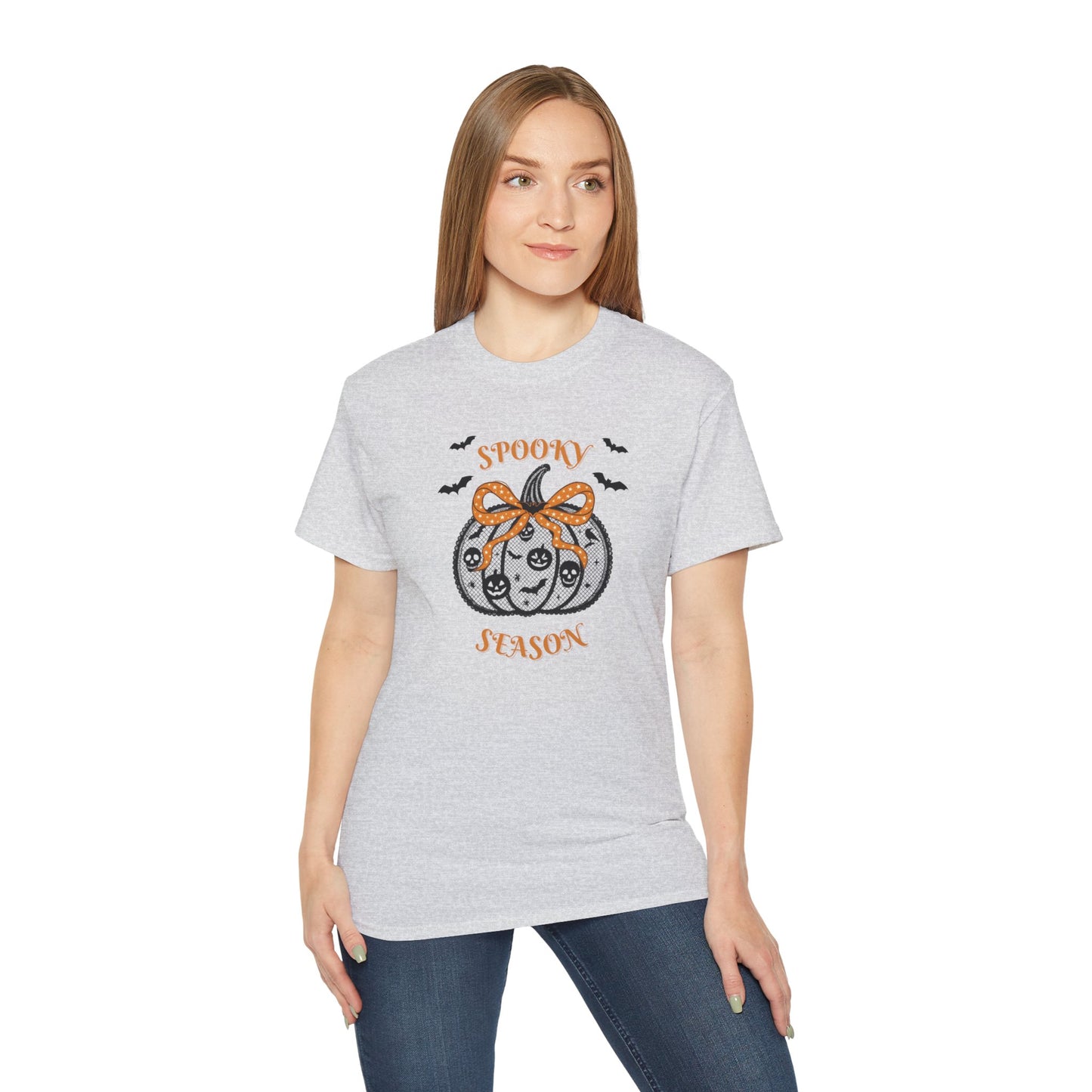 Spooky Season-Laced Pumpkin Unisex Ultra Cotton Tee
