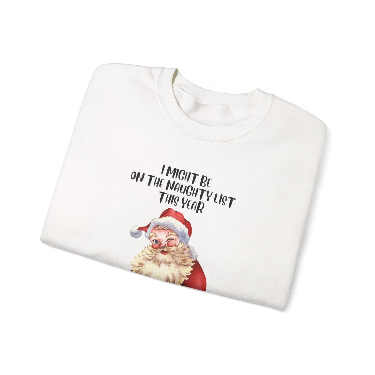 Naughty List This Year Unisex Heavy Blend™ Crewneck Sweatshirt