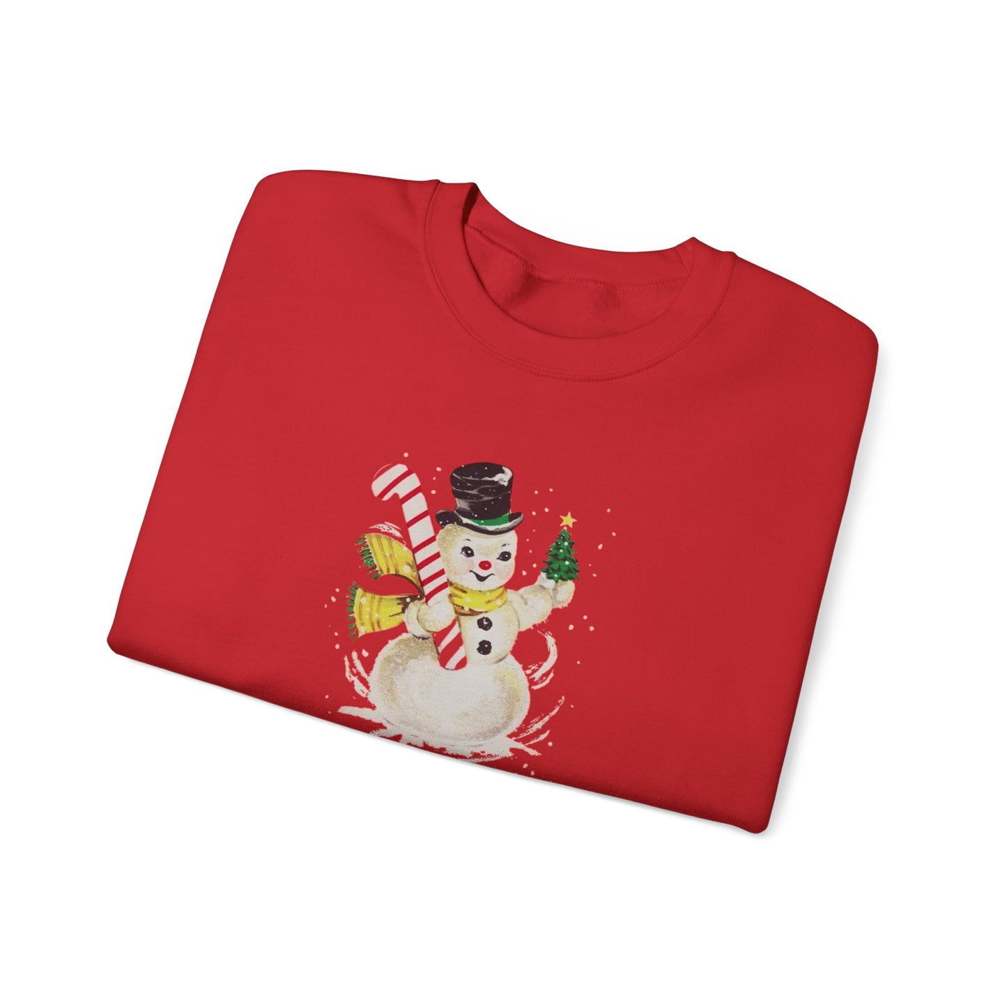Vintage Snowman Unisex Heavy Blend™ Crewneck Sweatshirt