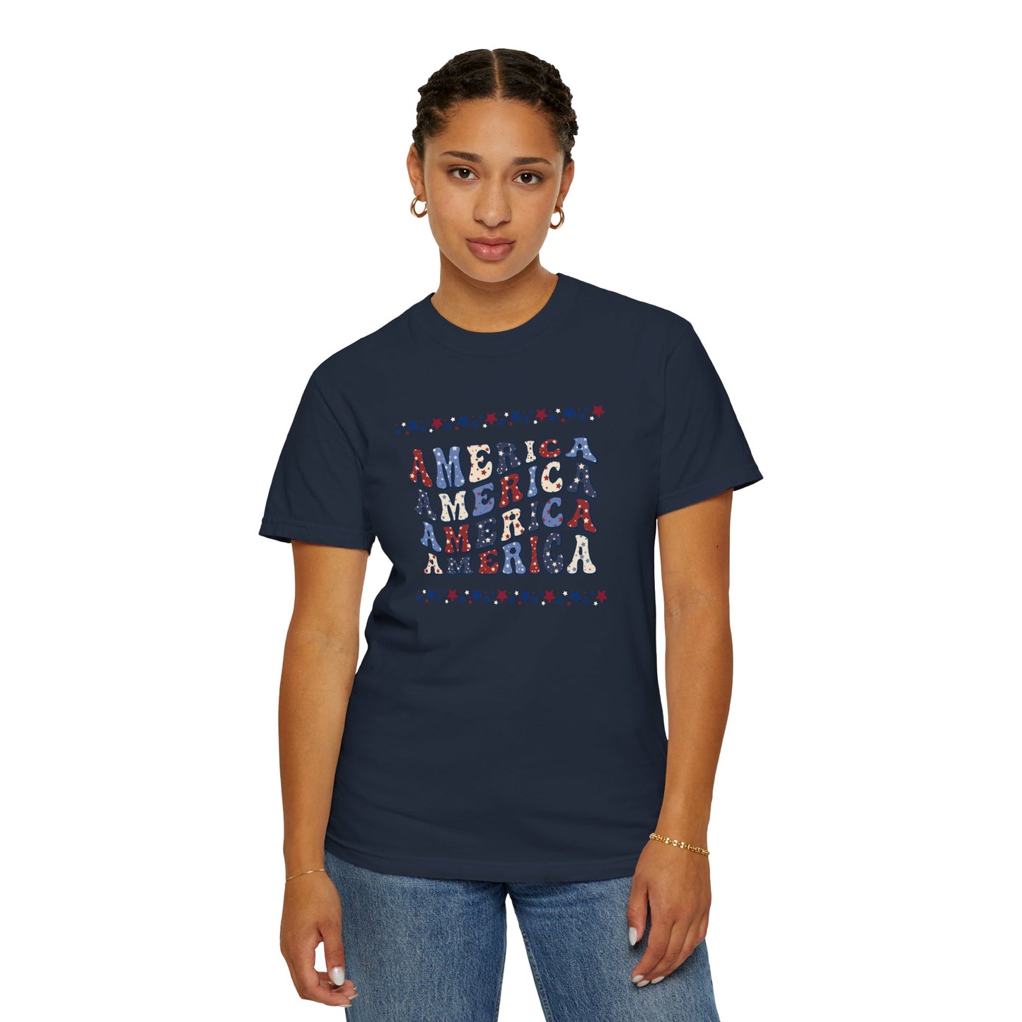 America/4th of July Garment-Dyed T-shirt