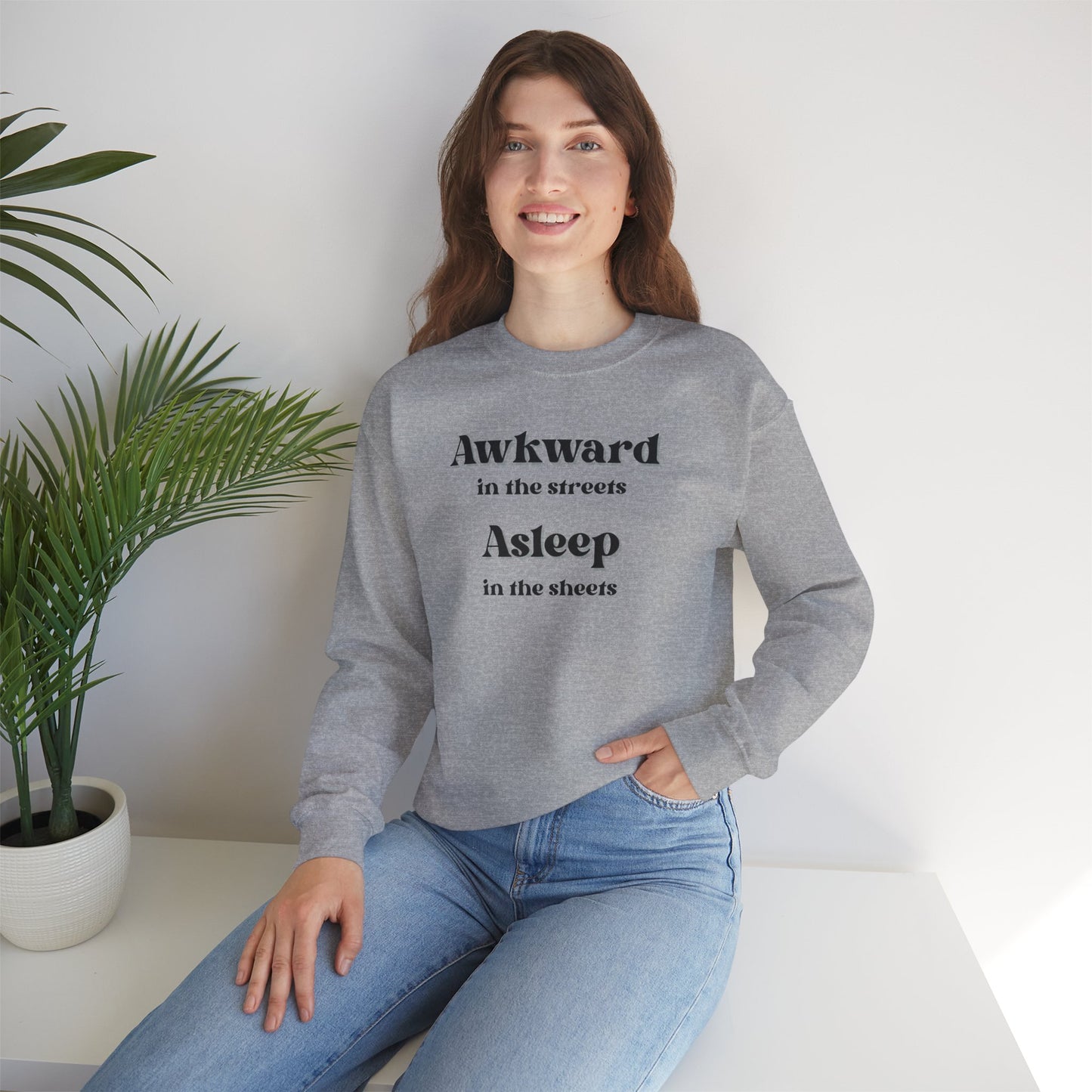 Awkward in the streets Unisex Heavy Blend™ Crewneck Sweatshirt
