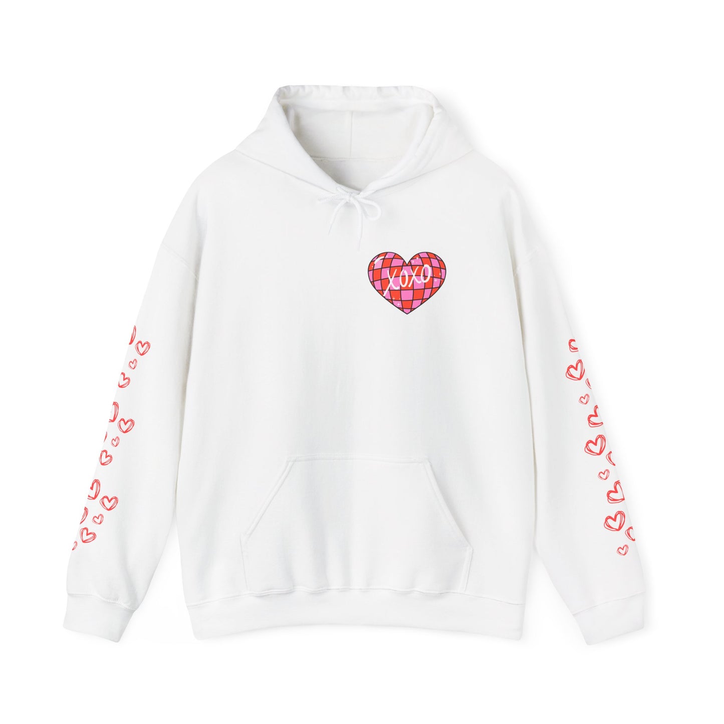 XOXO Hearts Unisex Heavy Blend™ Hooded Sweatshirt