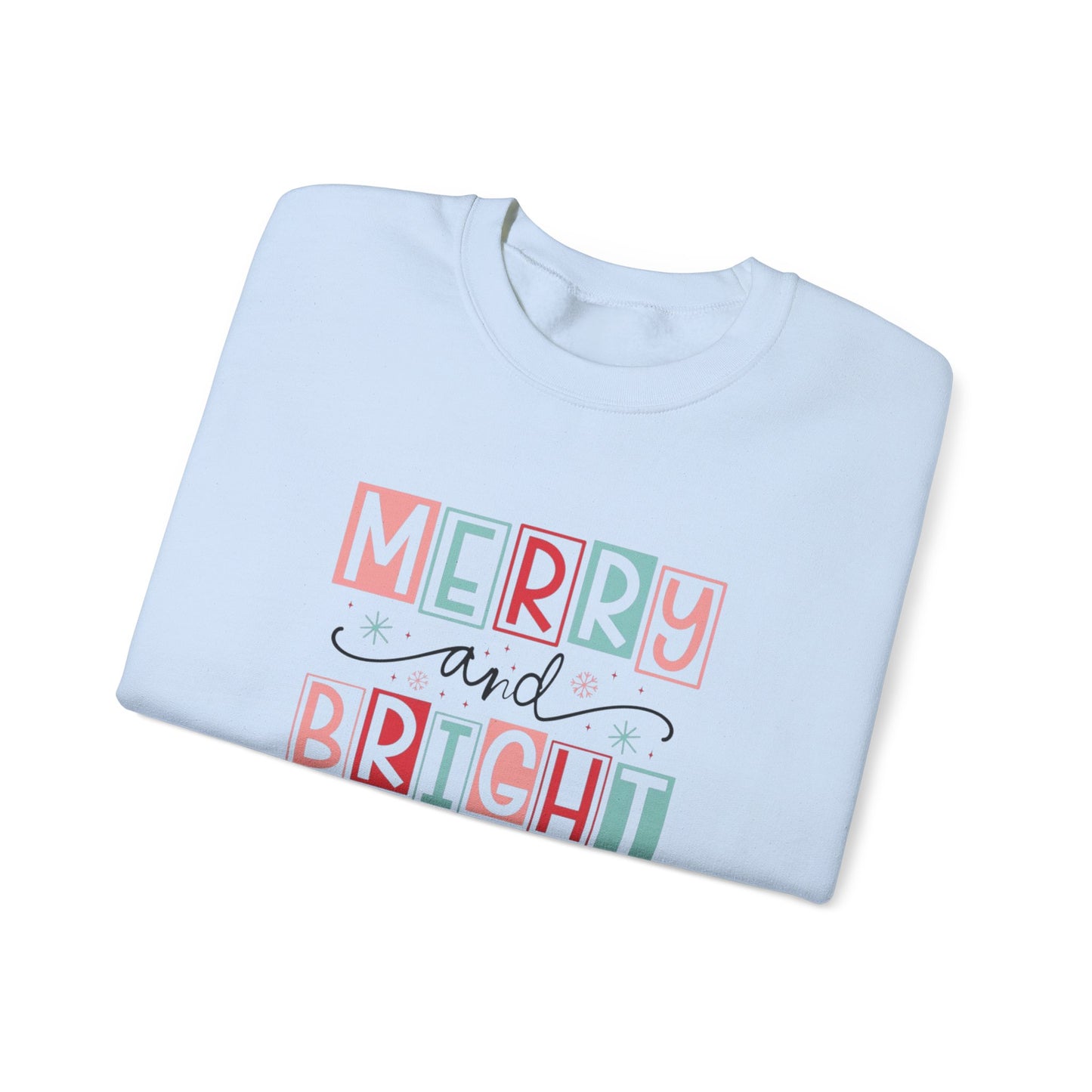 Merry & Bright Unisex Heavy Blend™ Crewneck Sweatshirt